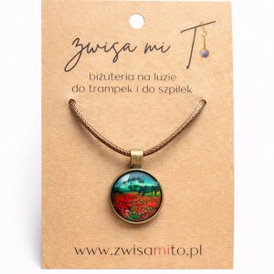 Naszyjnik z pejzażem – biżuteria handmade
