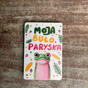 Magnes dekoracyjny – ręcznie ilustrowany wzór